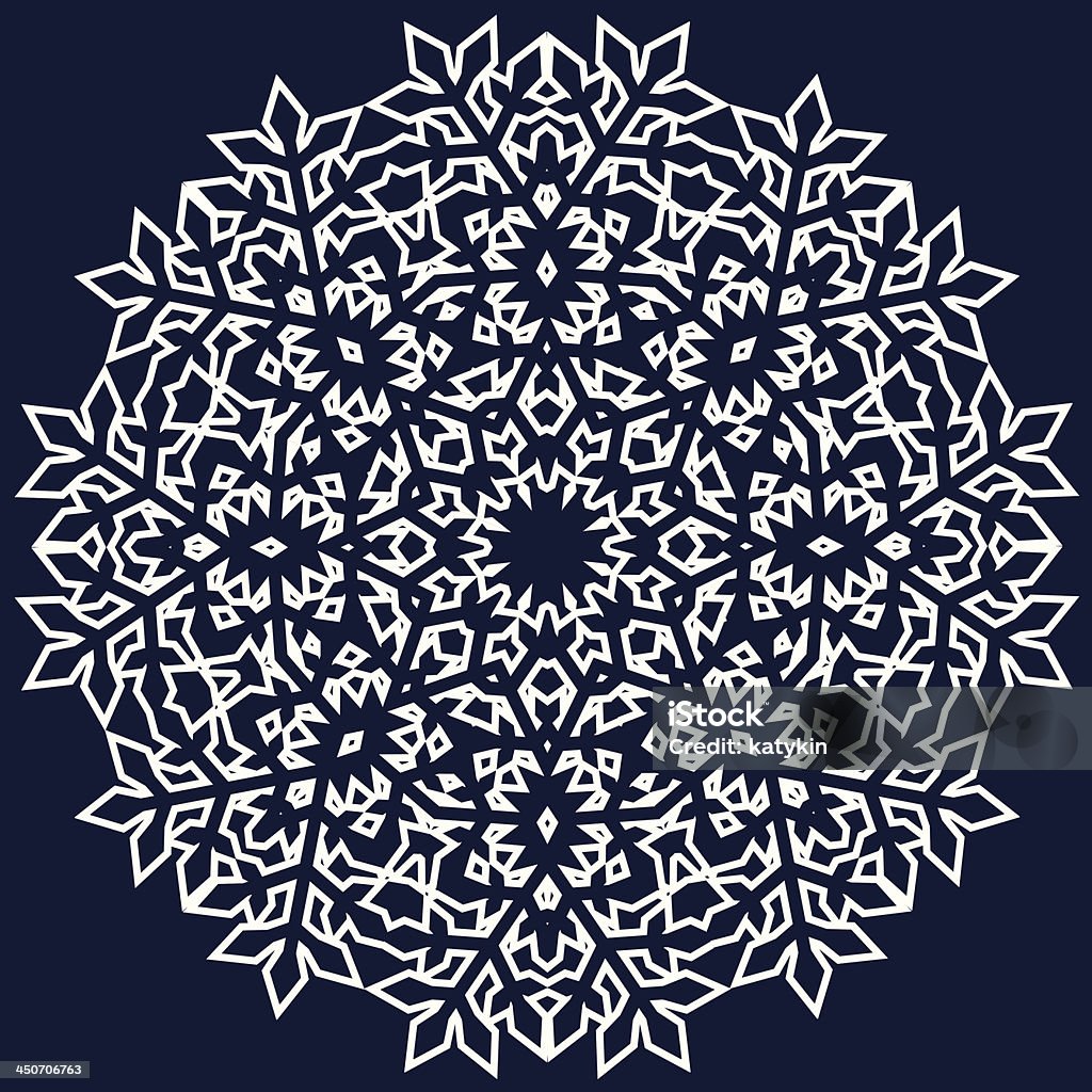 Lace Pattern Circular Beautiful Lace Pattern The Circular Background Stock Illustration ...