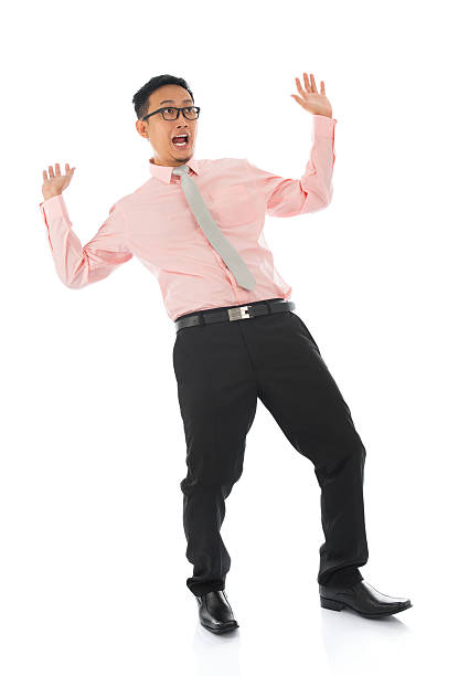 istock Shocked young Asian businessman 450706803