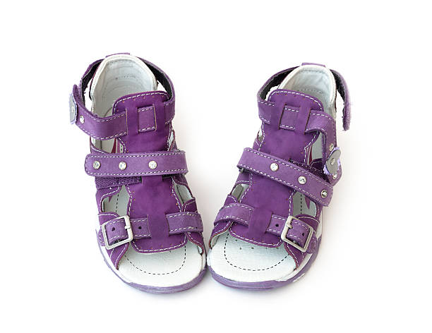 istock Purple Children's sandals 450710447