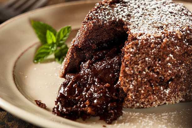 istock Homemade Chocolate Lava Cake Dessert 450714807