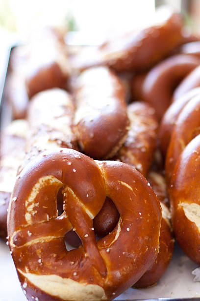 Pretzel Platter stock photo