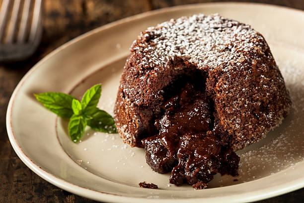 istock Homemade Chocolate Lava Cake Dessert 450715171