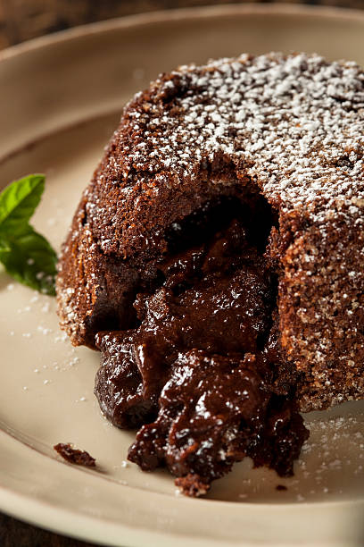 istock Homemade Chocolate Lava Cake Dessert 450715329