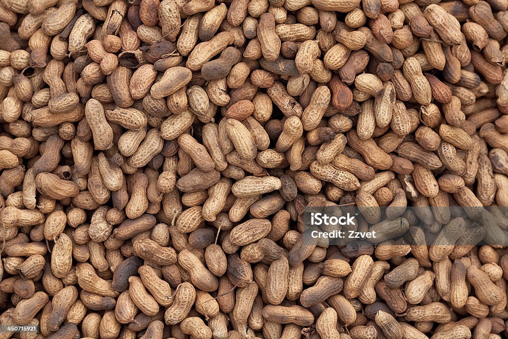 Rosted amendoim - Foto de stock de Alimentação Não-saudável royalty-free