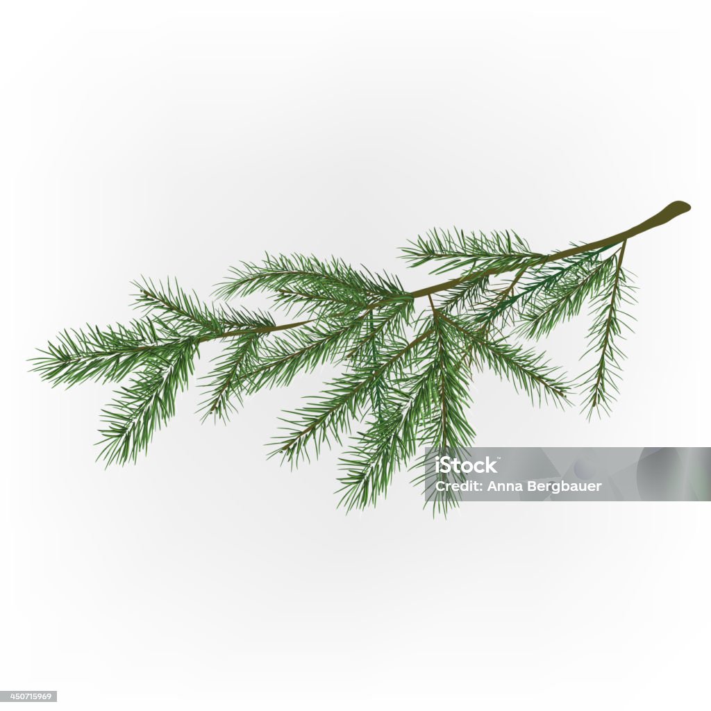 01 _christmas galho de árvore - Vetor de Artigo de decoração royalty-free