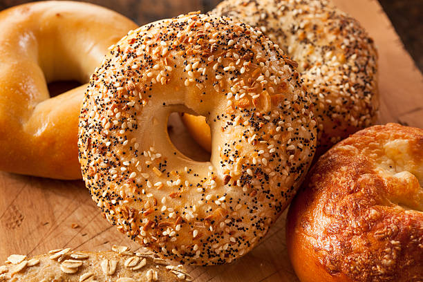 istock Healthy Organic Whole Grain Bagel 450716257