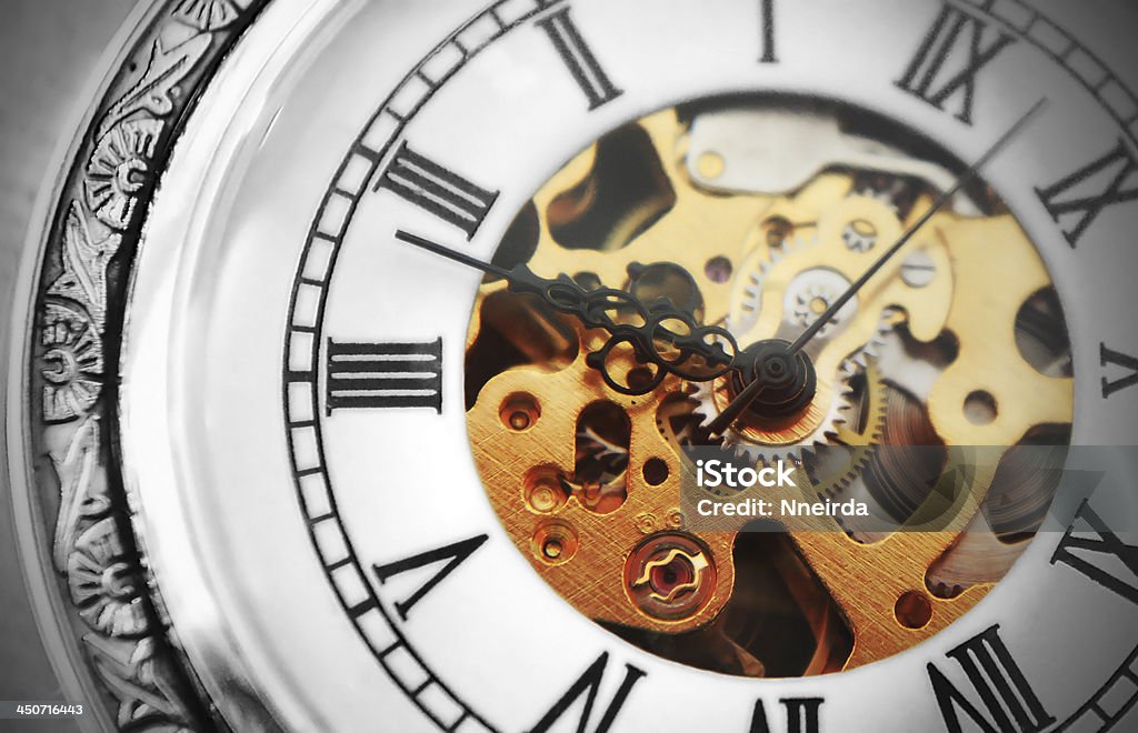 Old clock machine Accessibility Stock Photo