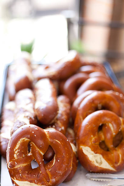 Pretzel Platter stock photo