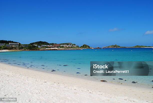 White Sand Of Tresco Island Stock Photo - Download Image Now - Isles of Scilly, Beach, Bay of Water