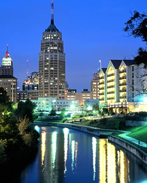 istock Riverwalk at dusk, San Antonio, USA. 450724153