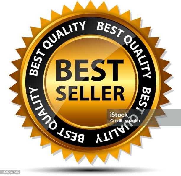 Vetores de Best Seller De Vetor De Ouro Moda Modelo e mais imagens de A Escada do Sucesso - A Escada do Sucesso, Acordo, Alto - Descrição Geral