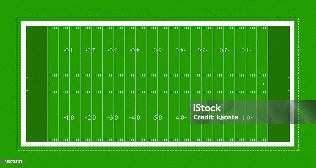 Campo de Futebol Americano - Royalty-free Baliza - Equipamento desportivo Foto de stock