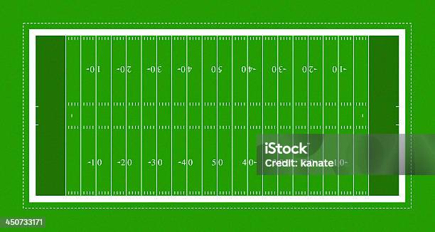 Campo De Futebol Americano - Fotografias de stock e mais imagens de Baliza - Equipamento desportivo - Baliza - Equipamento desportivo, Bola, Brincar