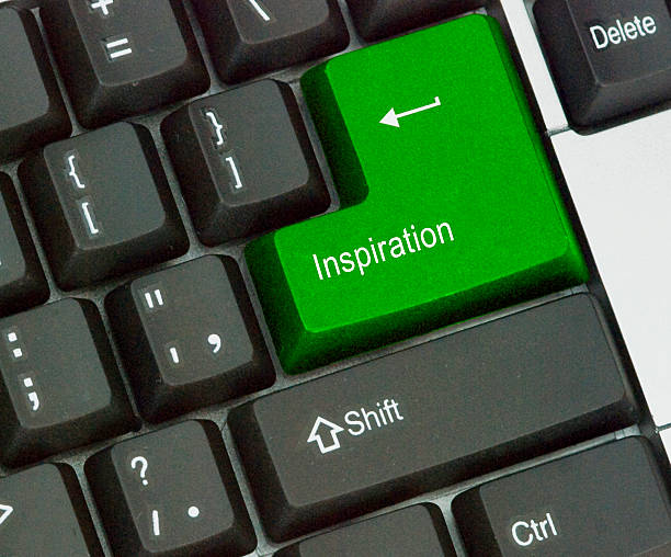 tecla de atalho para inspiração - ispiration imagens e fotografias de stock