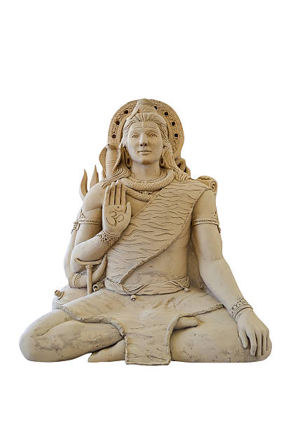Statue of Lord Shiva. stock photo