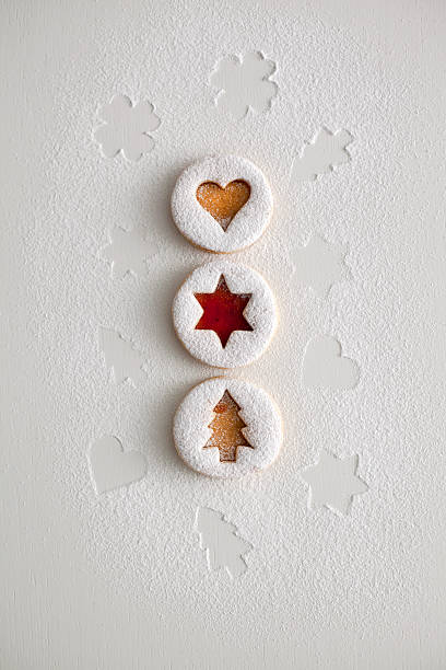 istock Noel and new year gingerbread cookies with honey 450739463