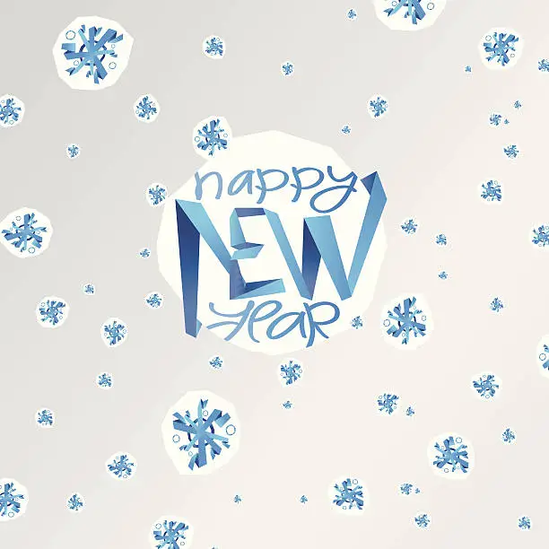 Vector illustration of happy new year /счастливого нового года