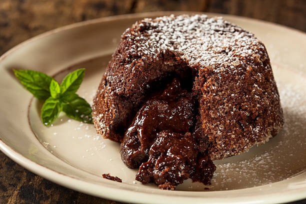 istock Homemade Chocolate Lava Cake Dessert 450740961