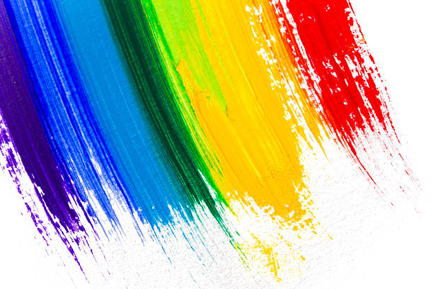 abstrato acrílica cores - oilpaint imagens e fotografias de stock