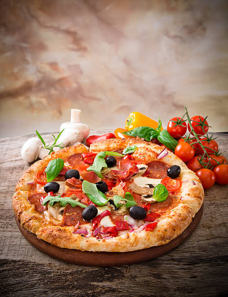 istock Delicious italian pizza 450743795