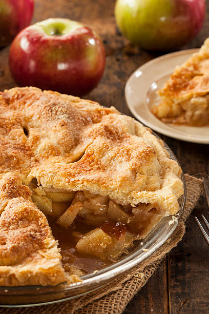 istock Homemade Organic Apple Pie Dessert 450753379