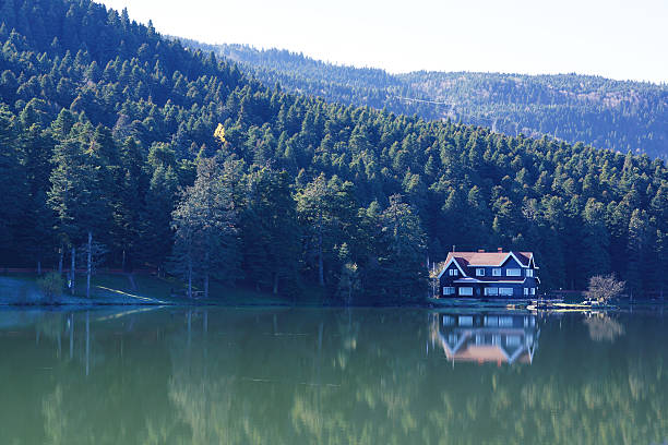 istock Beautiful Lake House 450755963