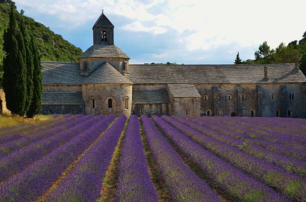 istock Senanque Abbey - lavender in Provence 450758835