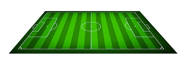 istock Illustration of a soccer field 450759933