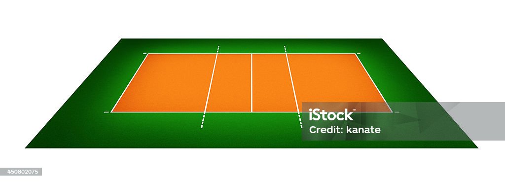 illustration der volleyball-Platz - Lizenzfrei Ausrüstung und Geräte Stock-Foto