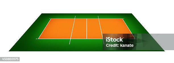 Illustration Der Volleyballplatz Stockfoto und mehr Bilder von Ausrüstung und Geräte - Ausrüstung und Geräte, Bildhintergrund, Computergrafiken