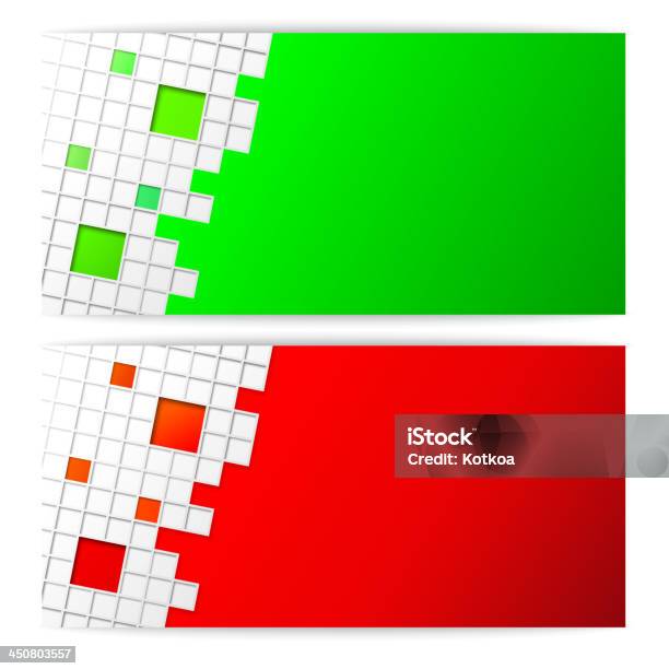 Horisontal Quadrato Set Di Carte - Immagini vettoriali stock e altre immagini di Astratto - Astratto, Blu, Computer