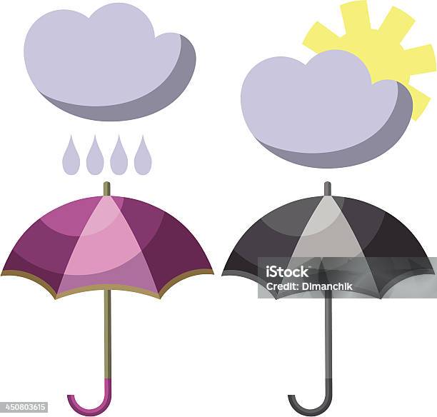 Umbrella Set 001 Stock Illustration - Download Image Now - Abstract, Autumn, Backgrounds