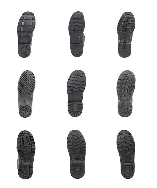 istock Close up of shoe soles collage. 450806421