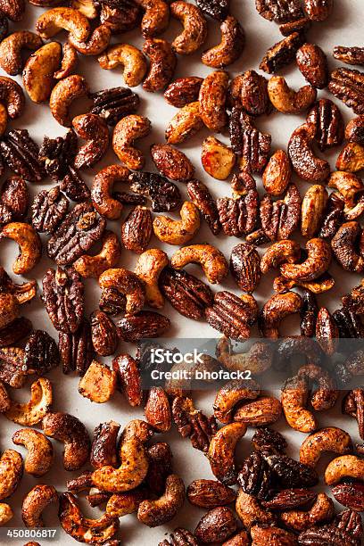 Brown Candied Caramelized Nuts Stock Photo - Download Image Now - Almond, Brown, Candy