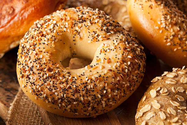 istock Healthy Organic Whole Grain Bagel 450806861