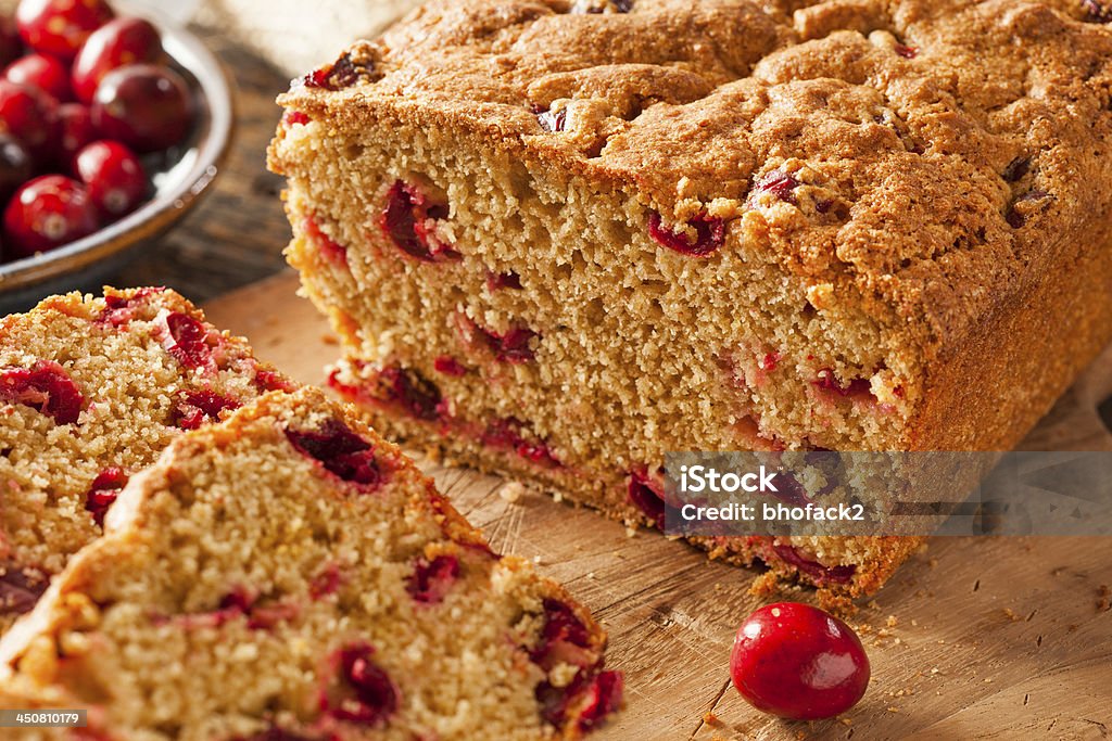 Homemade cranberry bread that looks delicious Homemade Delicious Cranberry Bread for the Holidays Cranberry Stock Photo