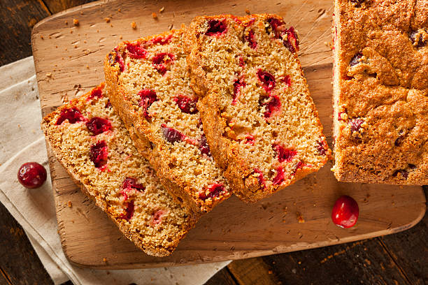 istock Homemade Delicious Cranberry Bread 450810187