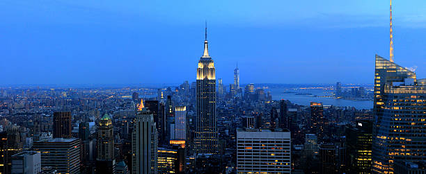 istock New York city and Empire State Building night scene 450811745
