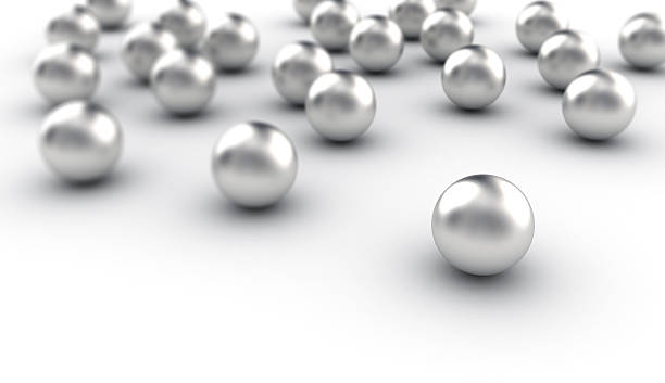 istock Collection of metal spheres 450813045