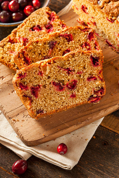 istock Homemade Delicious Cranberry Bread 450815863