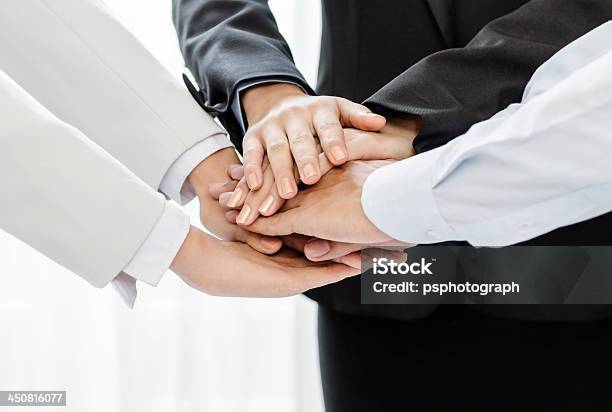 Business Team Collaboration Stock Photo - Download Image Now - Achievement, Adult, Agreement