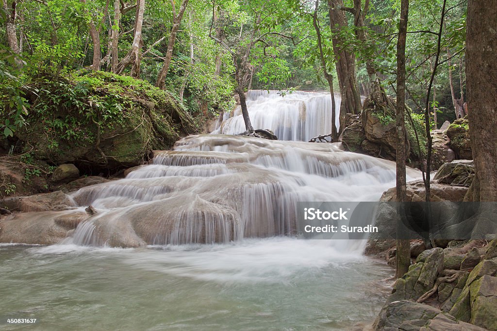 Erawan waterfall National Park, Thailand Asia Stock Photo