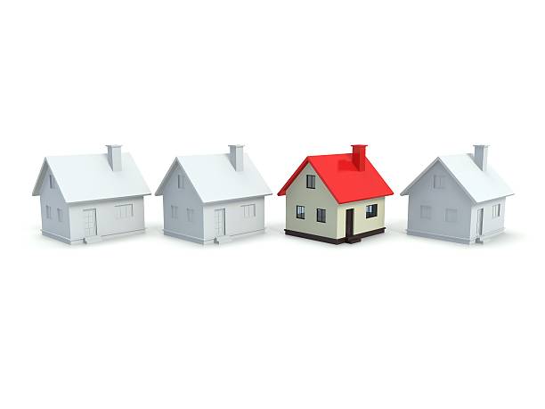 istock House Standing Out From The Crowd 450835723