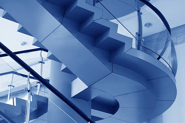 istock city indoor glass rotary stairs 450836365
