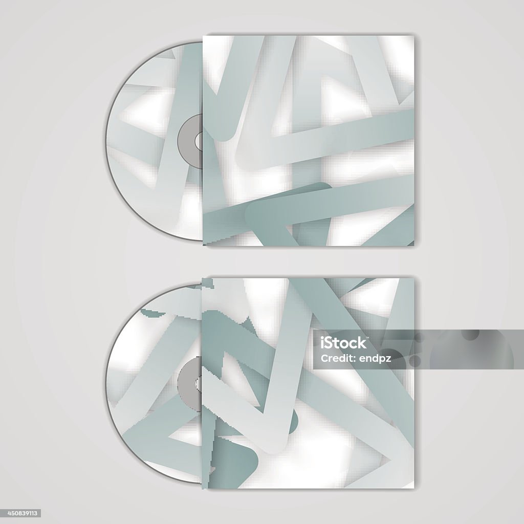 Copertina cd set vettoriale per il design - arte vettoriale royalty-free di Astratto