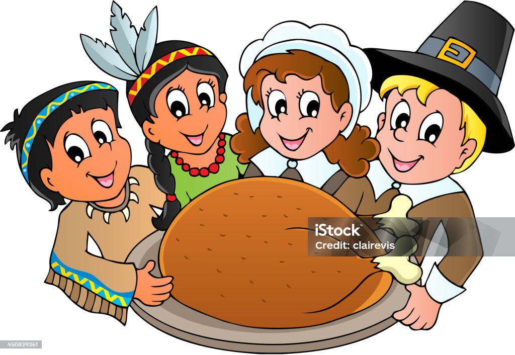 Thanksgiving pilgrim theme 3 Thanksgiving pilgrim theme 3 - vector illustration. Autumn stock vector