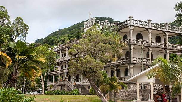 istock Capuchin House Victoria Seychelles 450845439