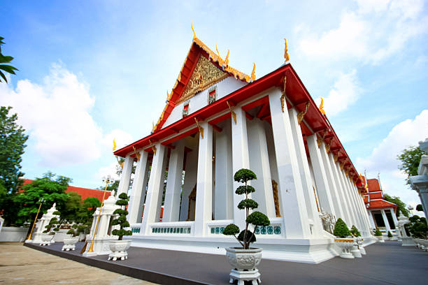 istock buddhism temple of Bangkok in Thailand. 450846521