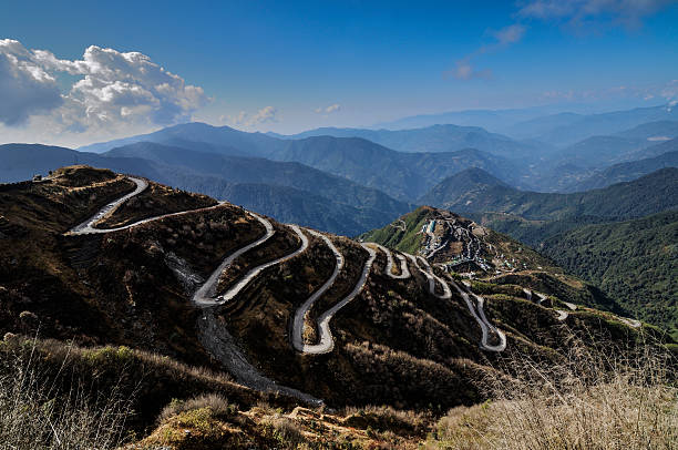 istock Roads on Old Silk Route, between China and India, Sikkim 450846961