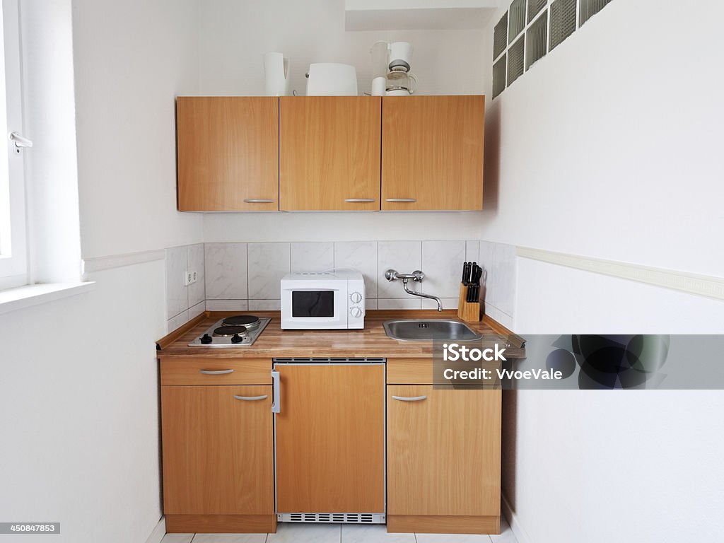 Small Kitchen With Furniture Set Stock Photo   Download Image Now ...